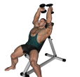 Triceps Extension - Incline Dumbbell